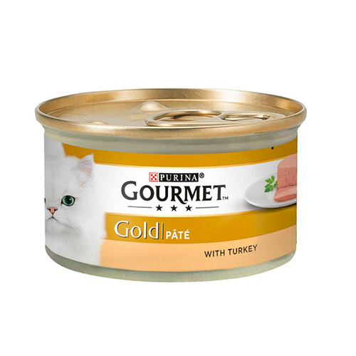 Gourmet Cat Food Paté Turkey Flavor