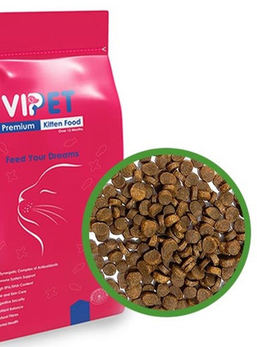 غذای بچه گربه وی پت (vipet) وزن یک کیلوگرم